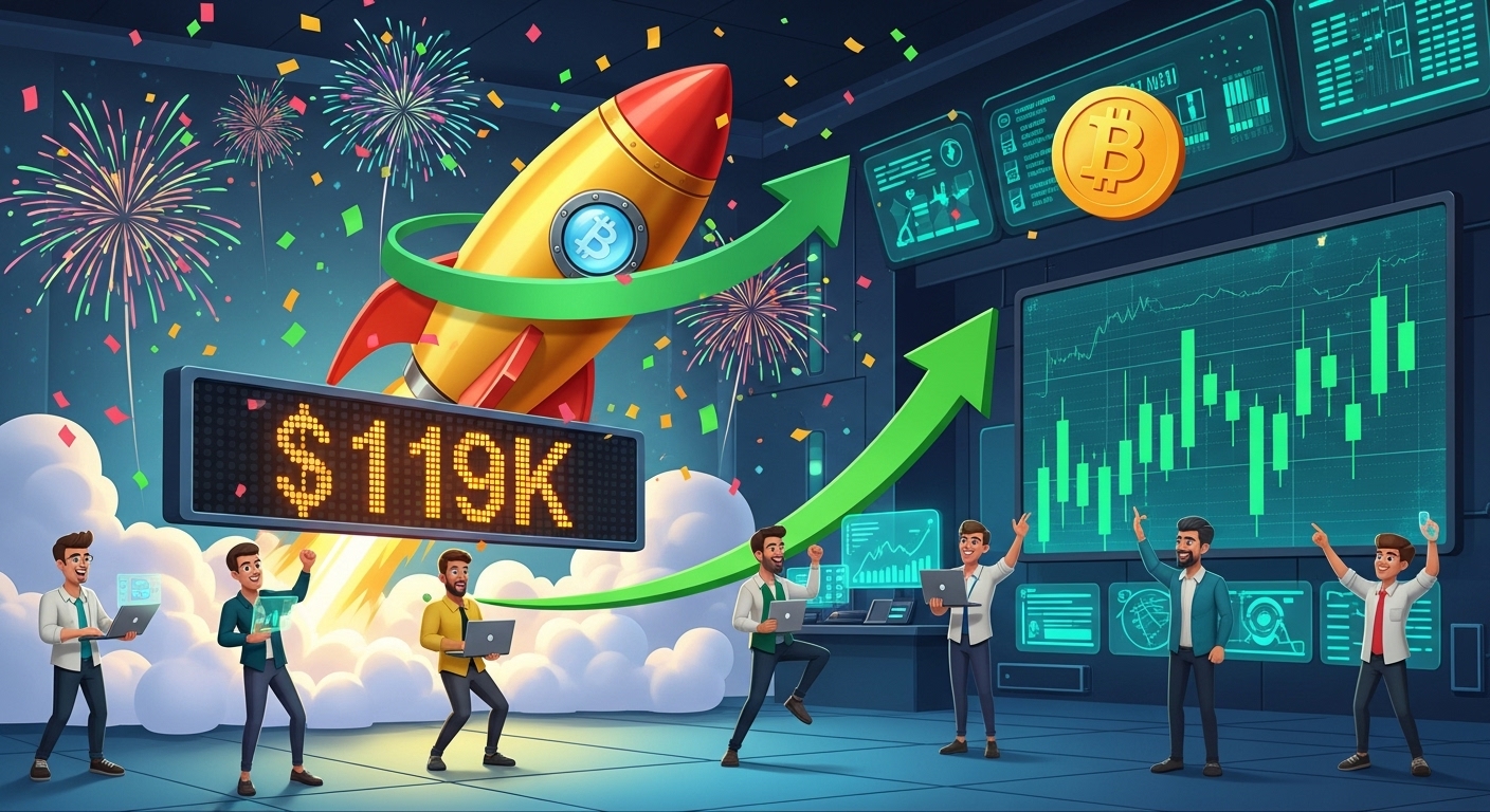 Bitcoin hits 119K